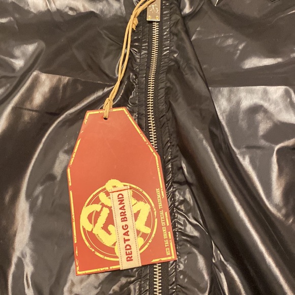 Red Tag Brand Mens Black Windbreaker Zip Up, 2x, NWT, $95 - Picture 10 of 13